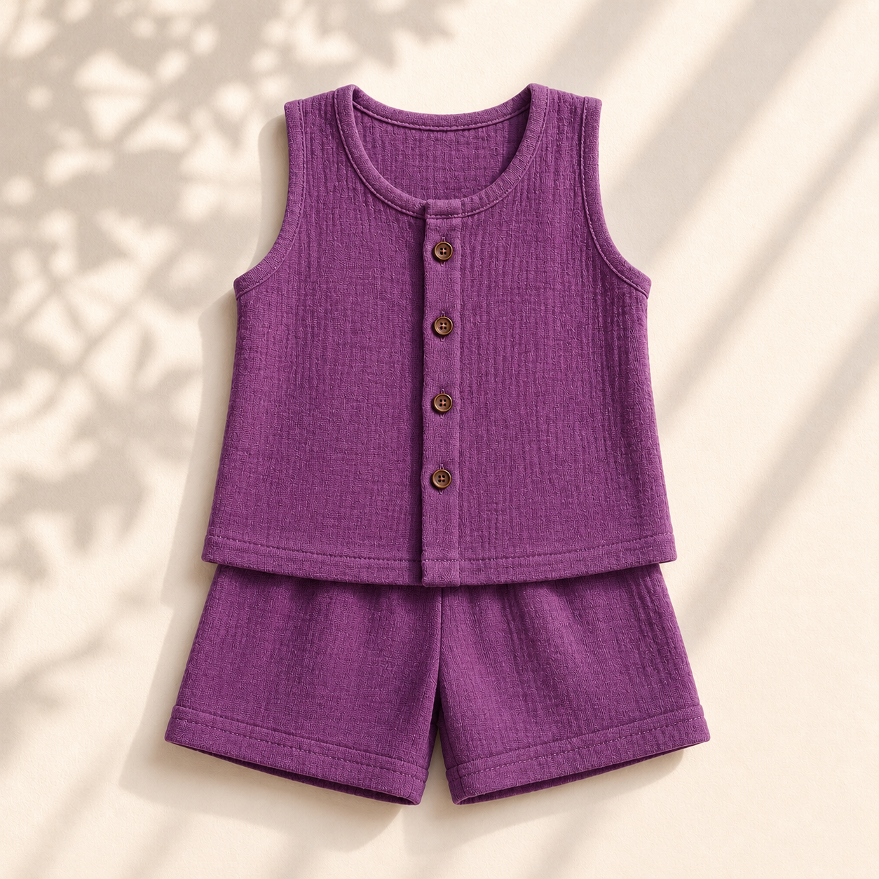 Muslin Jabla Set - Plum Sorbet