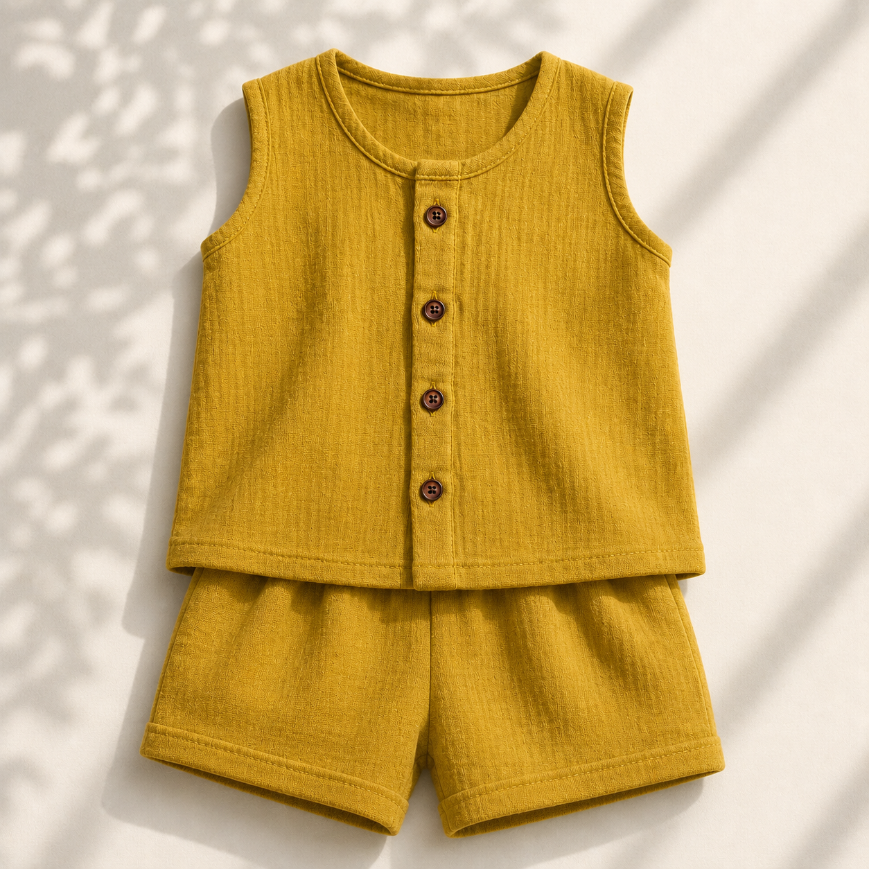 Muslin Jabla Set - Sun-Baked