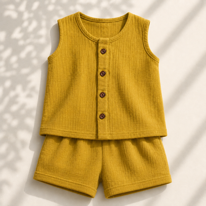Muslin Jabla Set - Sun-Baked