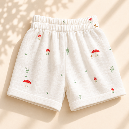 Muslin Jabla Set - Little Mushroom