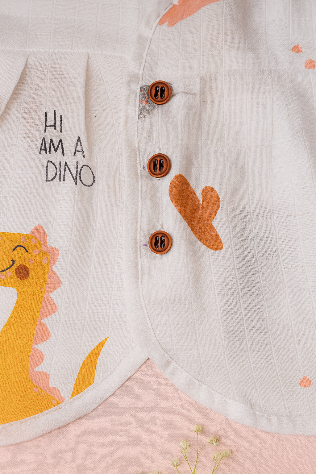 Organic Muslin Frock Jabla- Tiny Sour