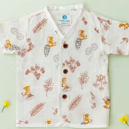 Organic Muslin Jabla - Polka Dot