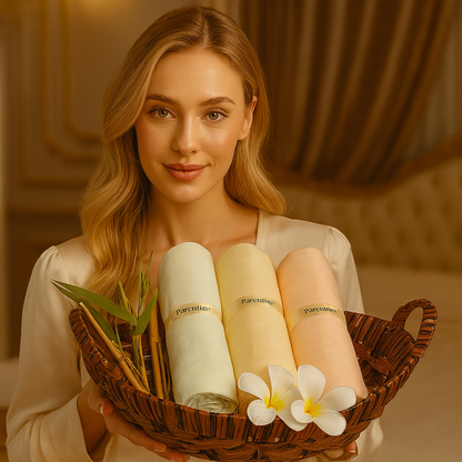 Organic muslin Swaddle 3 pcs - Pastel Colours