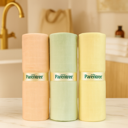 Organic muslin Swaddle 3 pcs - Dreamy Dots