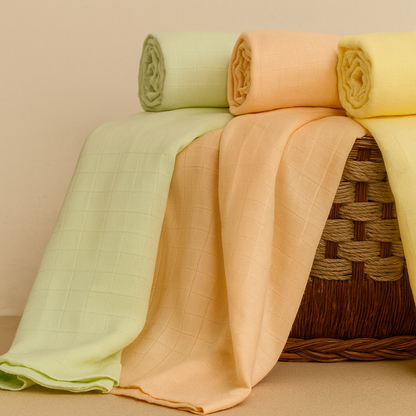 Organic muslin Swaddle 3 pcs - Pastel Colours