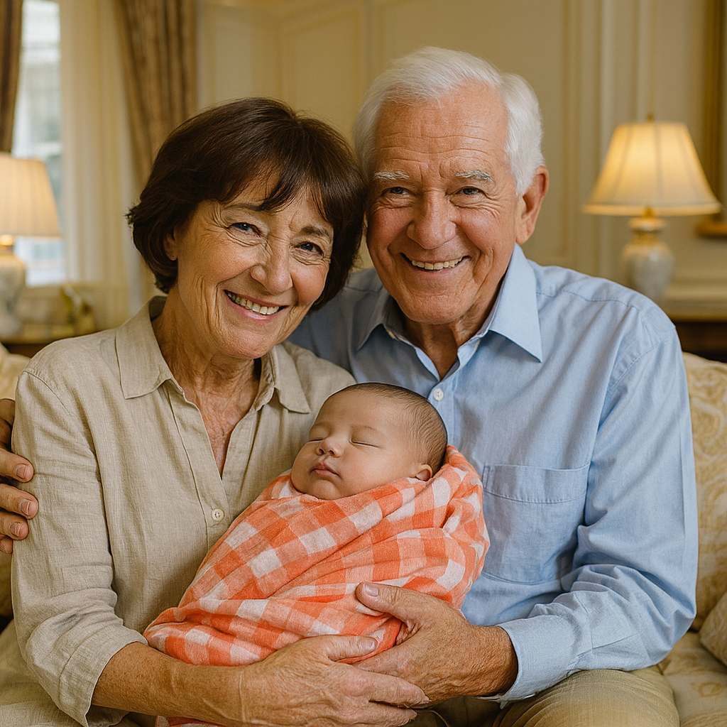 Organic muslin Swaddle 2 pcs - Gingham Peach