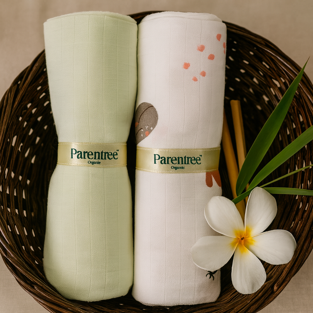 Organic muslin Swaddle 2 pcs - Little Explorer