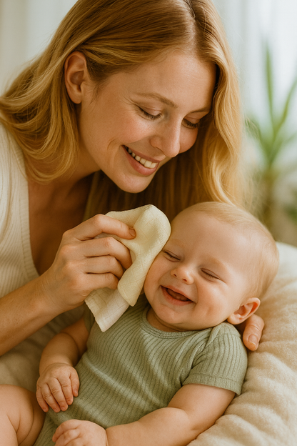 Baby napkins 6 pcs - Organic muslin cotton