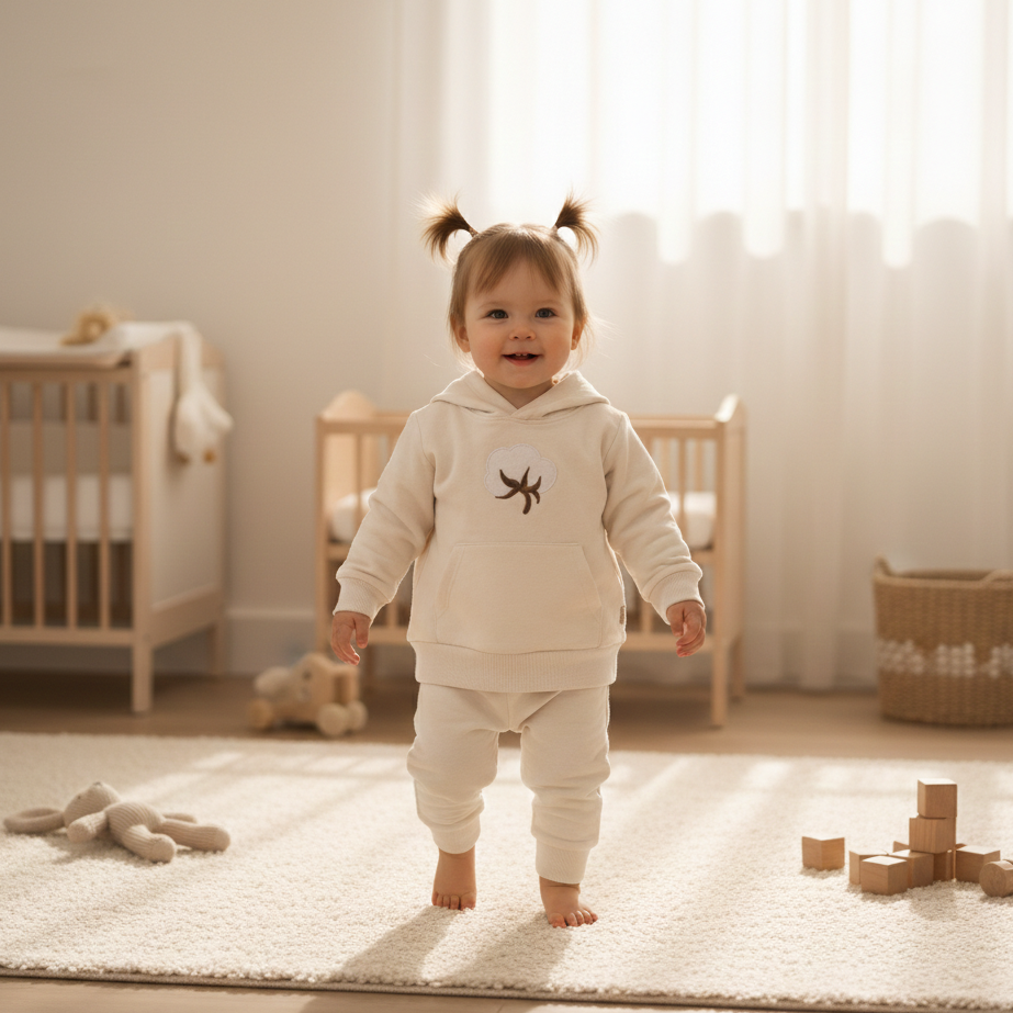 Everyday Cotton Loungewear Set - Ivory