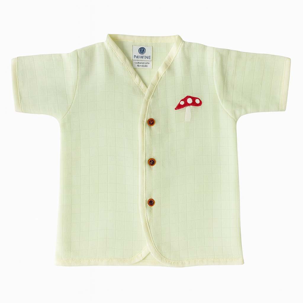 Organic Muslin Jabla - Mushroom Mist