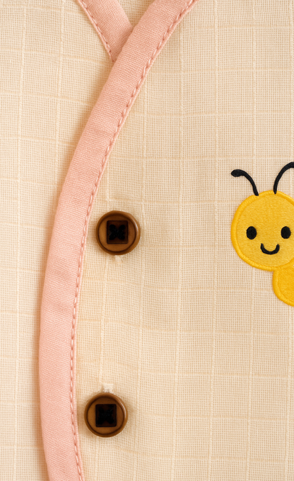 3pcs - Organic muslin jabla- Pastel pack