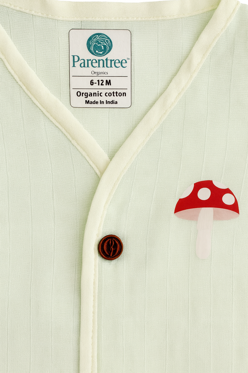 Organic Muslin Jabla - Mushroom Mist