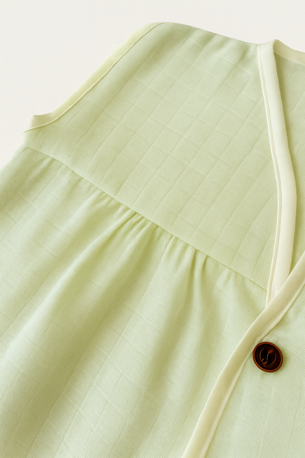 3pcs - Organic Muslin Frock Jabla -Pastel Pack