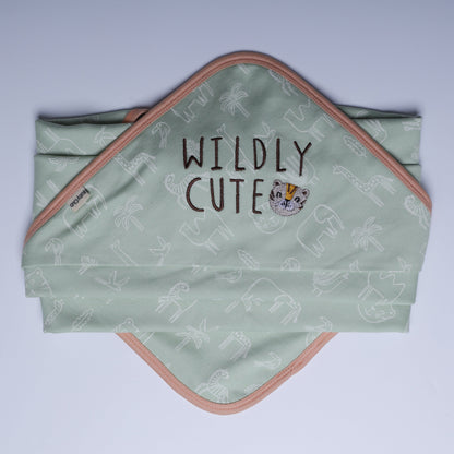 Organic Hooded bath towel & belt - parentree.co