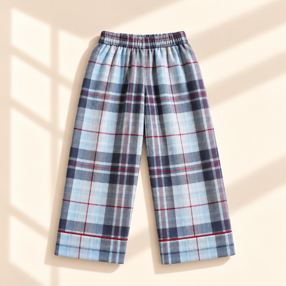 Unisex Muslin Cotton Night Suit - Ralph Checks