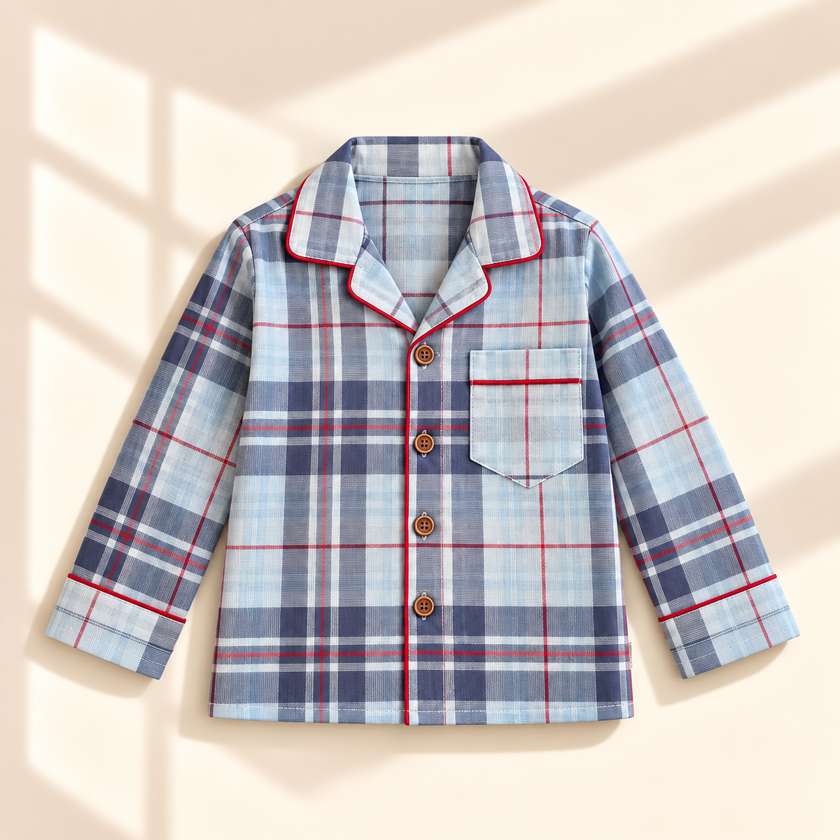 Unisex Muslin Cotton Night Suit - Ralph Checks