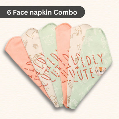 Organic Cotton - Face Wipes 6 Pack