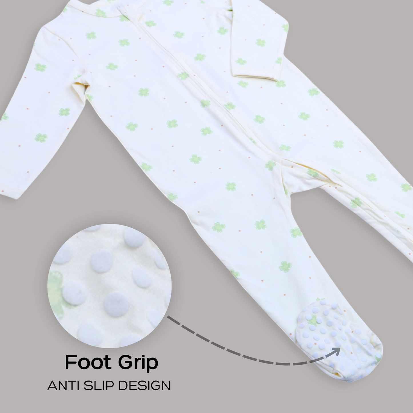 Organic Baby Romper 2-Pack – Ivory & White
