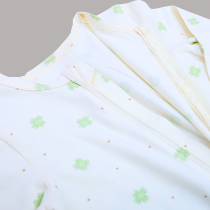 Organic Baby Romper Set of 2 – White & Pink Combo