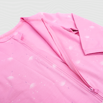 Organic Baby Romper Set of 2 – White & Pink Combo