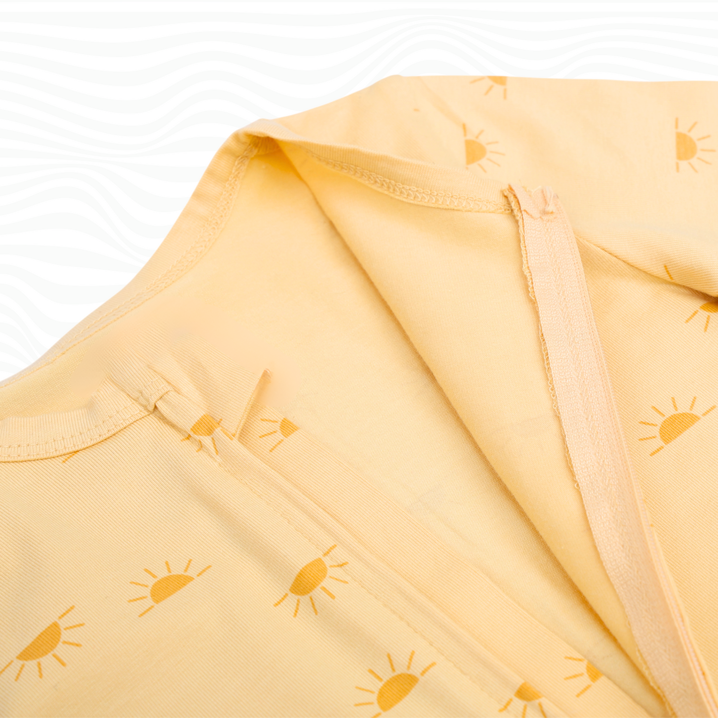 Organic Baby Romper 2-Piece Combo – Yellow & Pink