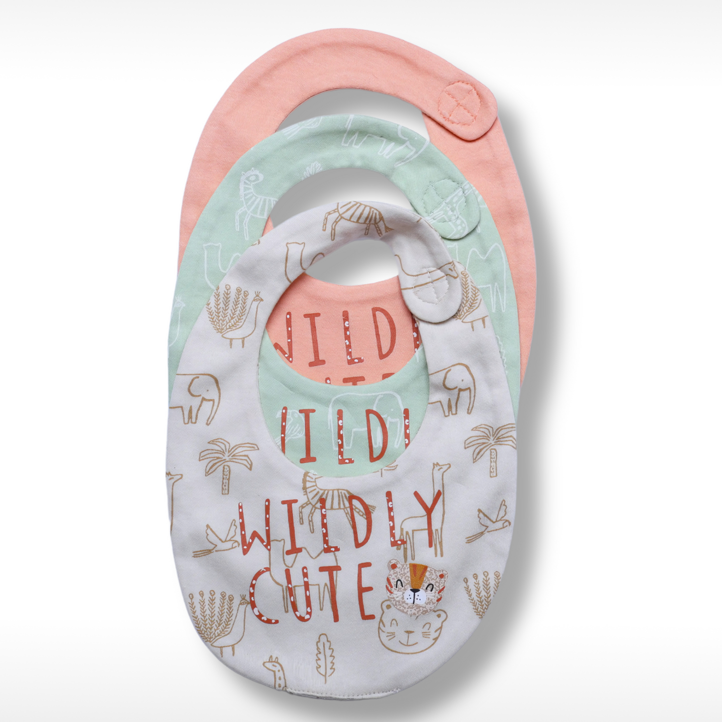 Organic Cotton - Bibs - 3 Pcs.