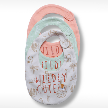 Organic Cotton - Bibs - 3 Pcs.
