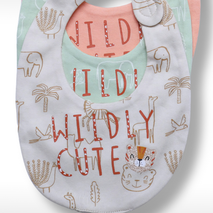 Organic Cotton - Bibs - 3 Pcs.