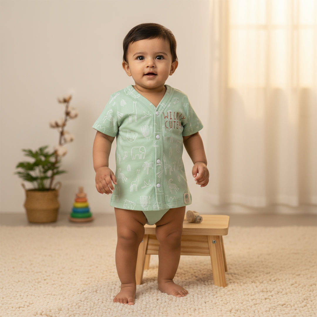 Organic cotton- half sleeve shirt