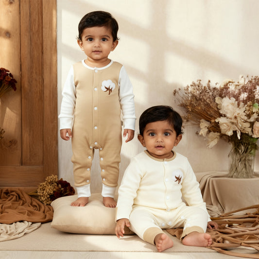 Organic Cotton Romper Set IK- 2 Pack