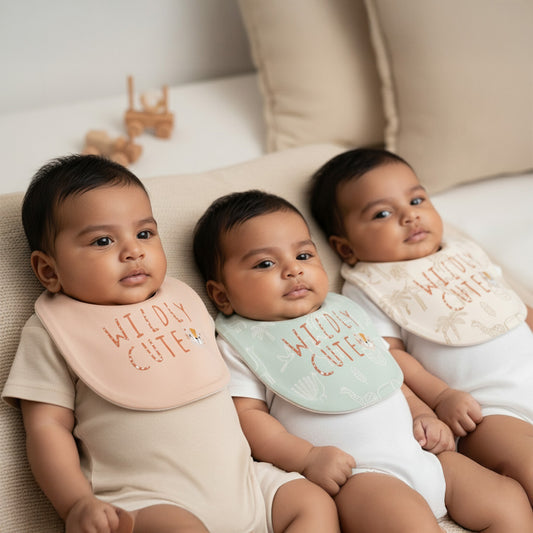 Organic Cotton - Bibs - 3 Pcs.