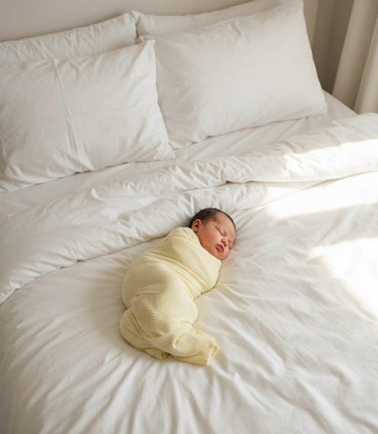 2 PCS- Soft Organic Muslin Swaddles Citrus