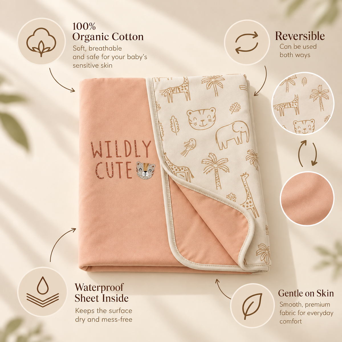 Organic Cotton - Water Proof Sheet 