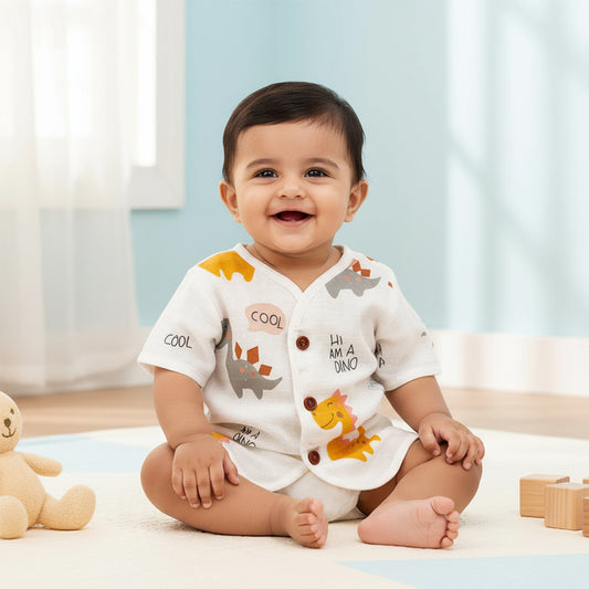 Organic Muslin Jabla - Tiny saur