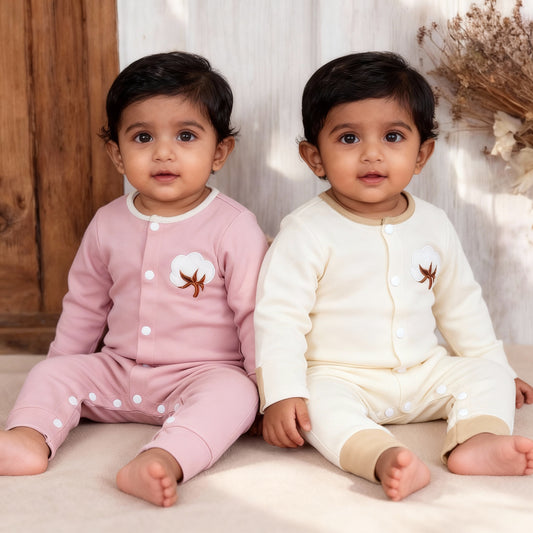 Organic Cotton Romper Set IP- 2 Pack