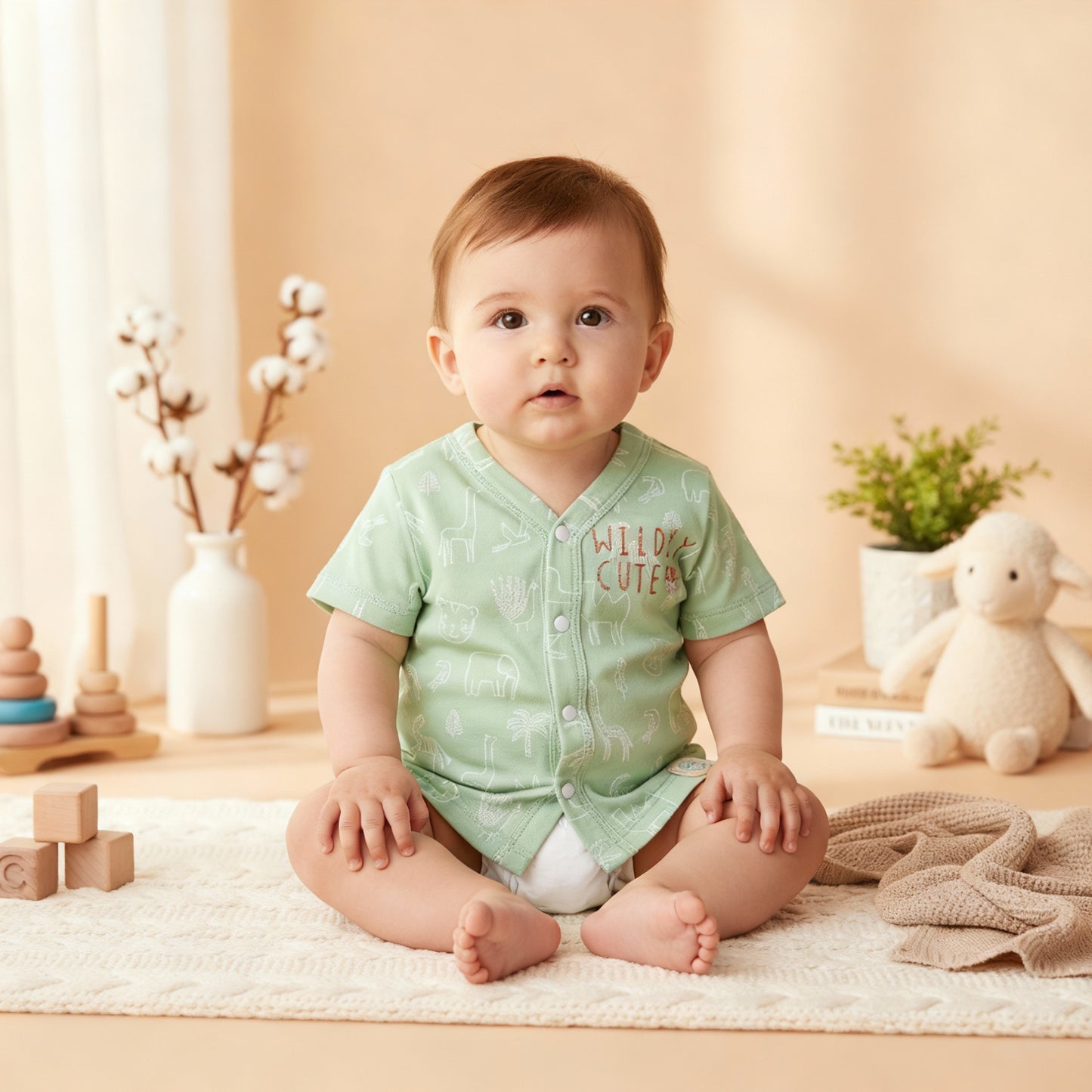 Organic cotton- half sleeve shirt