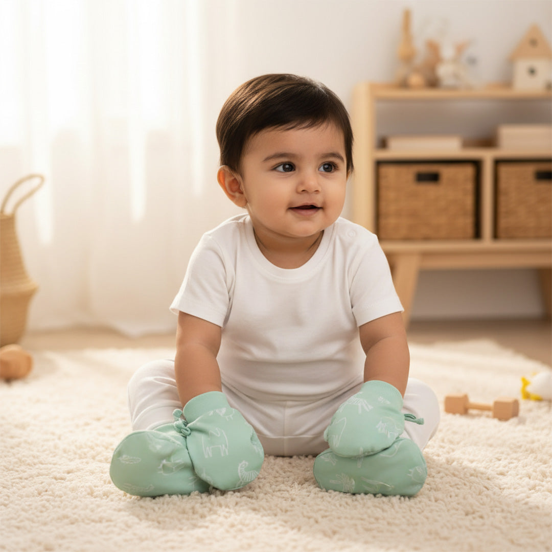 Organic cotton mittens & boots