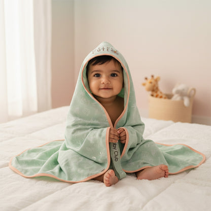 Organic Hooded bath towel & belt